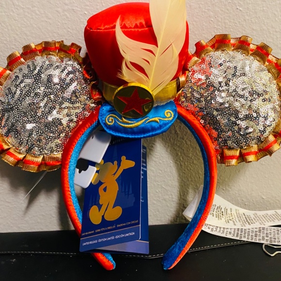 NWT Disney Dumbo Flying Elephant Ride Mickey Minnie Ears 50th Anniversary NWT main image 6